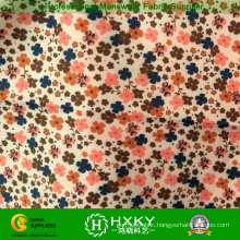 Polyester Flower Printed Fabric for Garments Jackets
